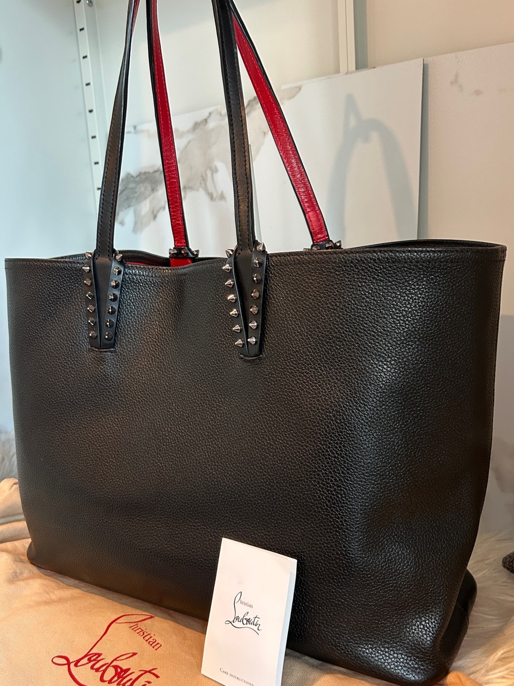 Christian Louboutin Cabata Tote in Black, GM Large